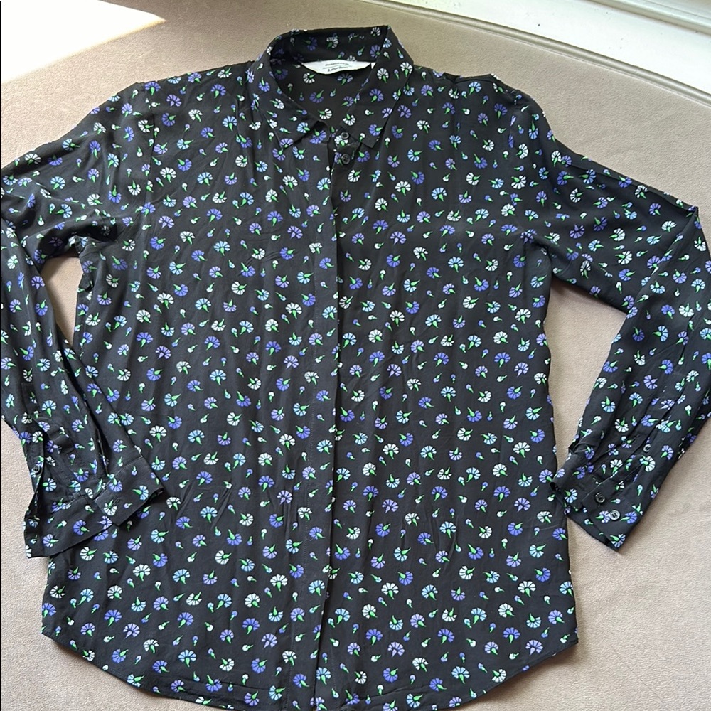 & Other Stories- Silk Blouse Sz 8